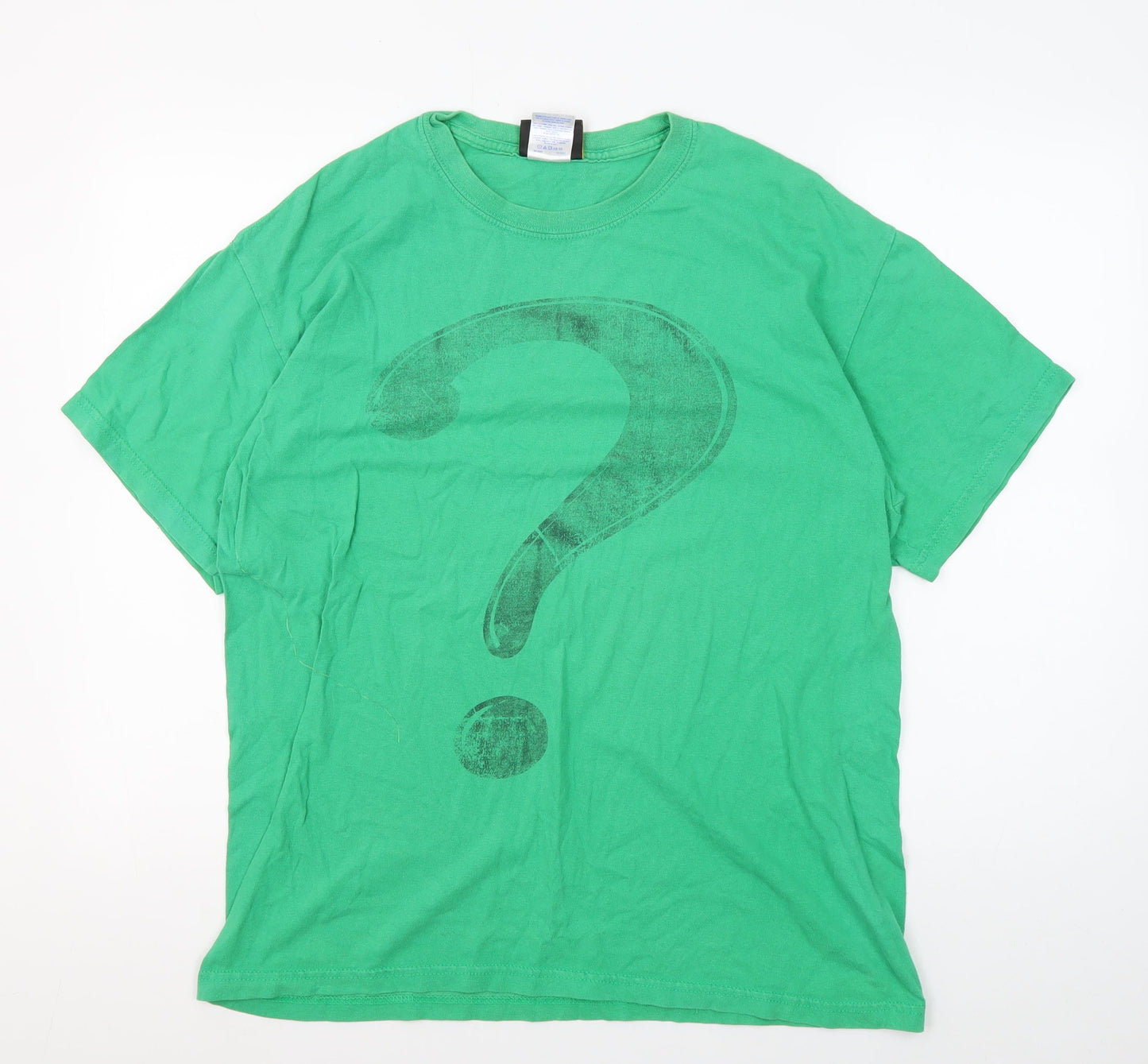 Mens UK Size L Batman Green  T-Shirt