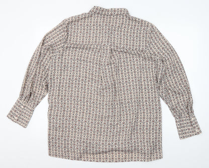 Womens UK Size 20 Marks and Spencer Multicoloured Basic Button-Up