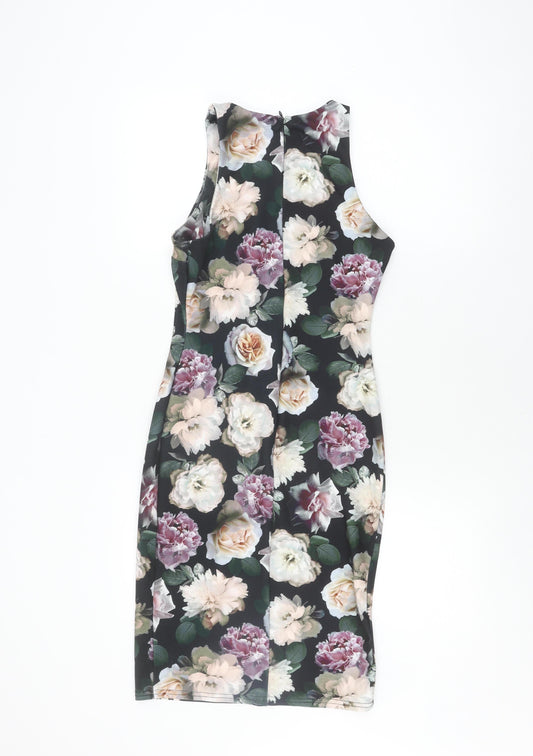 New Look Women's Floral Bodycon Dress - Multicoloured 10