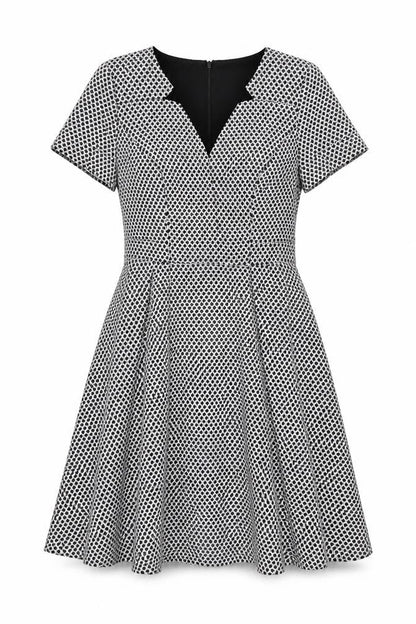 Adrianna Papell Women's Black Fit & Flare Dress Size 12