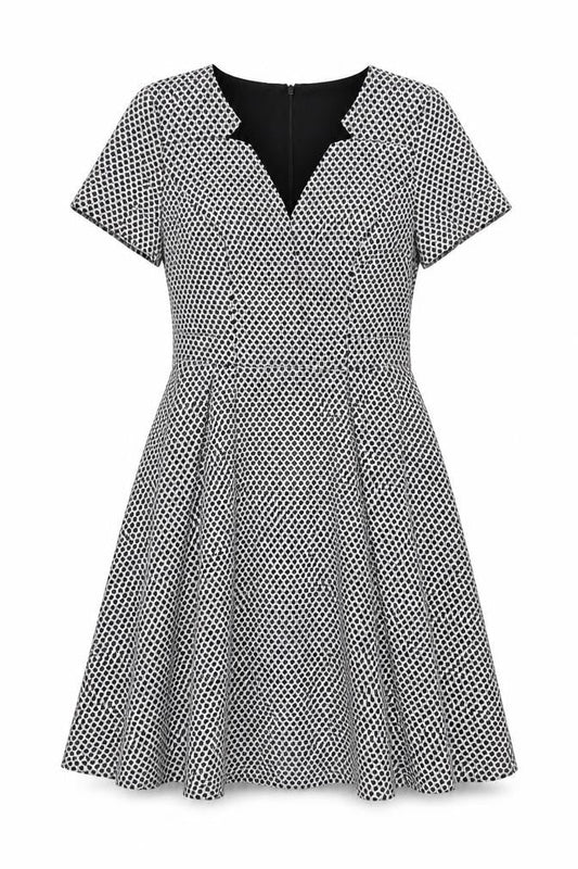 Adrianna Papell Women's Black Fit & Flare Dress Size 12