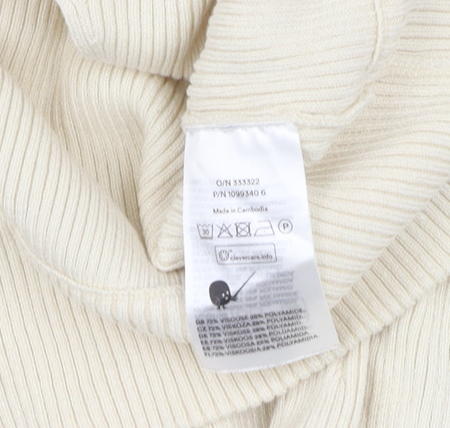 Womens UK Size M Monki Ivory Pullover Jumper