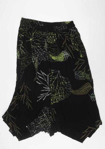 Angel Circle Women's Black Viscose Geometric Skirt Size 2