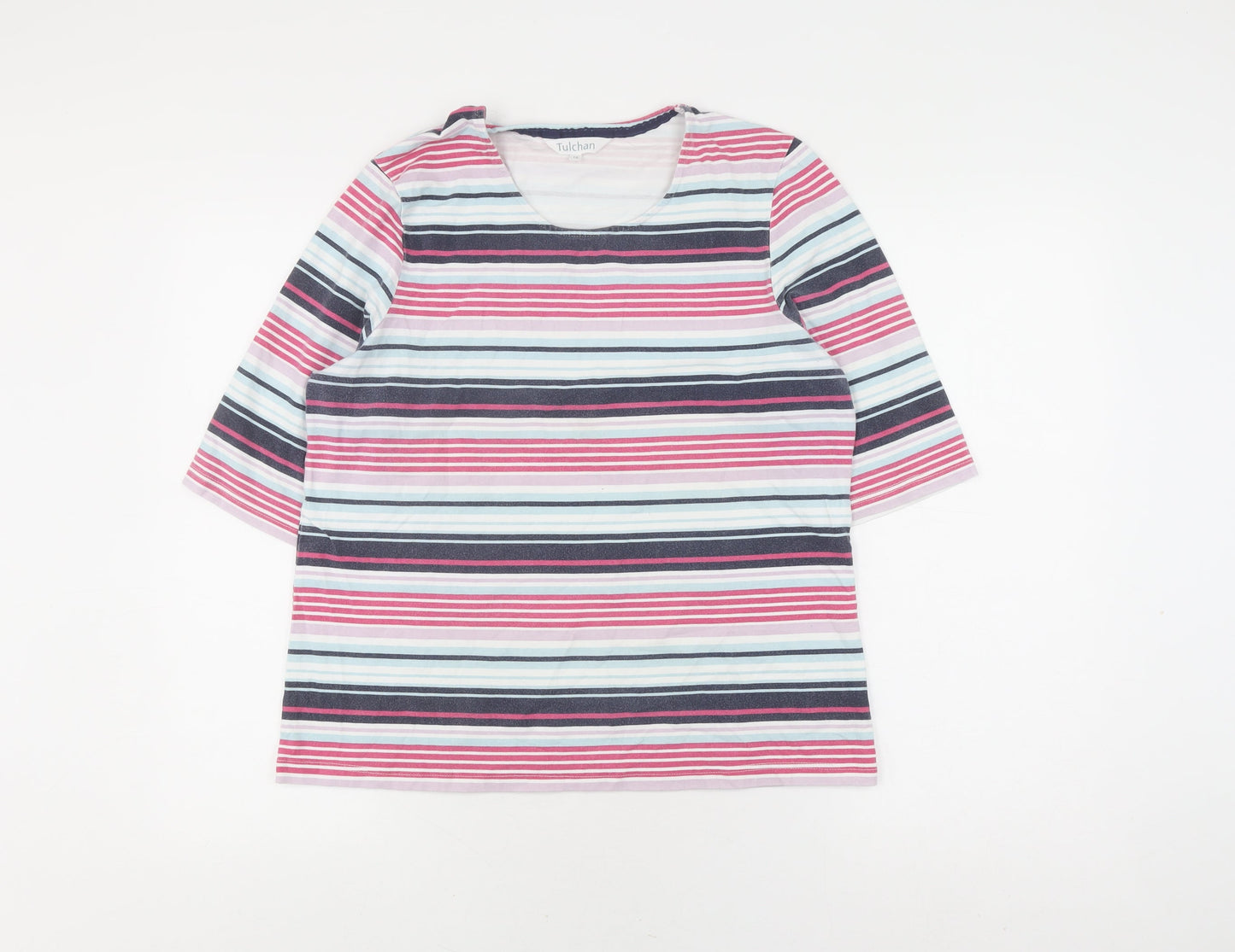 Womens UK Size 16 Tulchan Multicoloured Pullover Jumper
