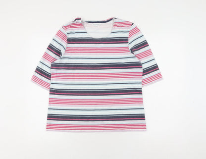 Womens UK Size 16 Tulchan Multicoloured Pullover Jumper