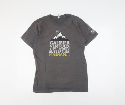 Mens UK Size M American Apparel Grey  T-Shirt