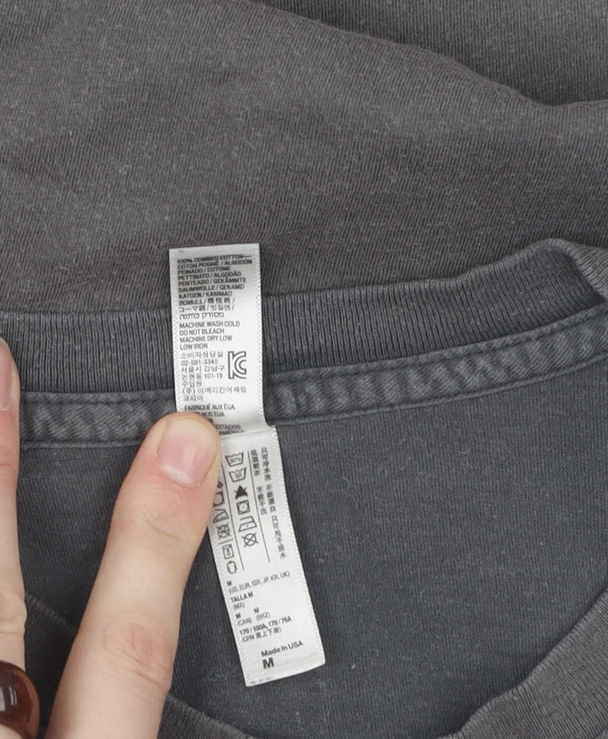 Mens UK Size M American Apparel Grey  T-Shirt