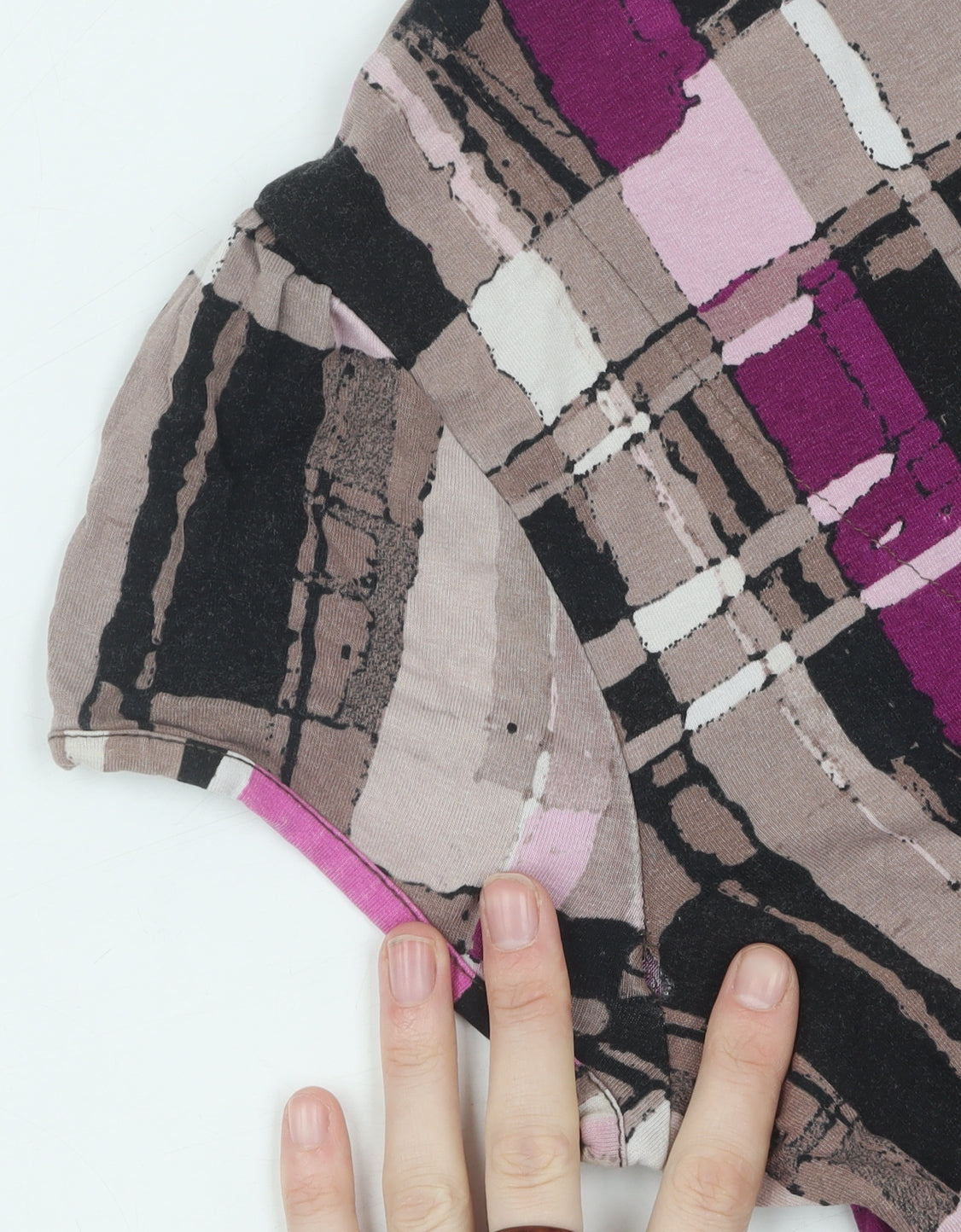 Next Women's Multicoloured Petite V-Neck Dress