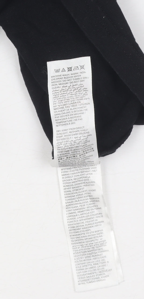 Capsule Unisex Black Sleeveless Crew Neck T-Shirt