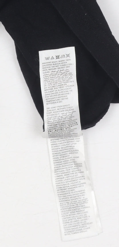 Capsule Unisex Black Sleeveless Crew Neck T-Shirt