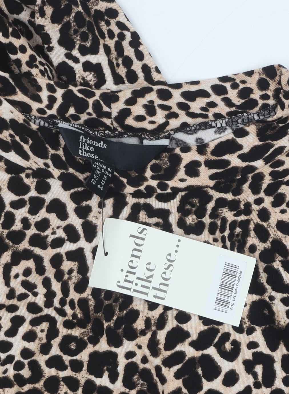 Friends Like These Women’s Animal Print Shift Dress Size 12