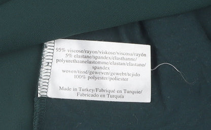 Laura Ashley Women's Green Beaded Blouse UK 12