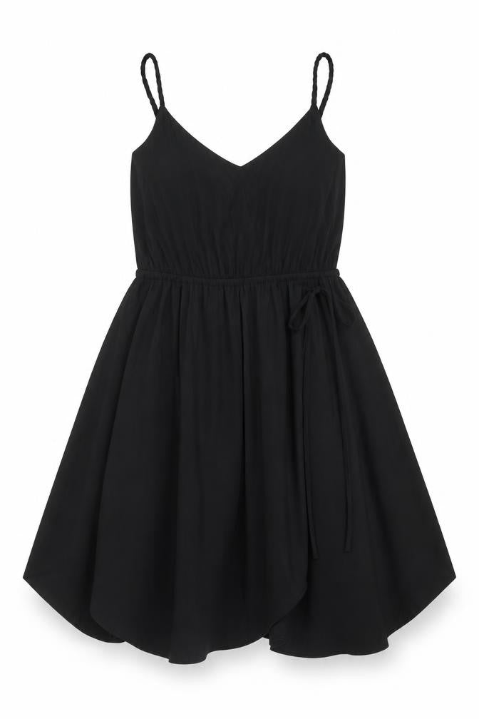 Gap Women's Black Trapeze Dress Size 10