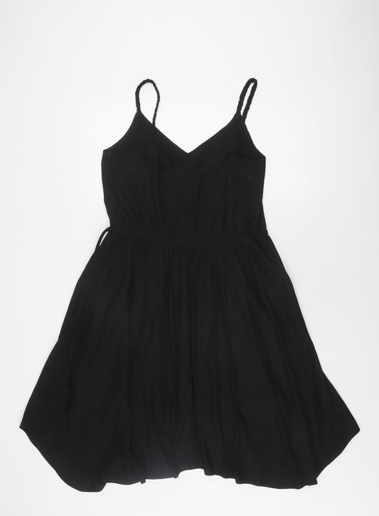 GAP Women's Black Trapeze Dress Size 10