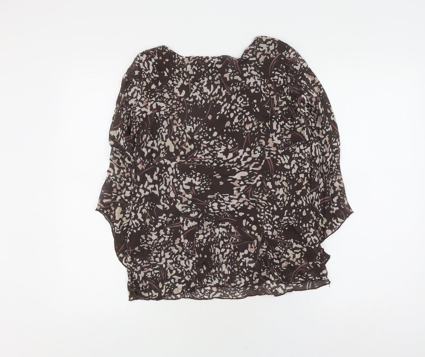Womens UK Size 14 Berkertex Brown Camisole Blouse