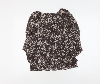 Womens UK Size 14 Berkertex Brown Camisole Blouse