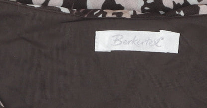 Womens UK Size 14 Berkertex Brown Camisole Blouse