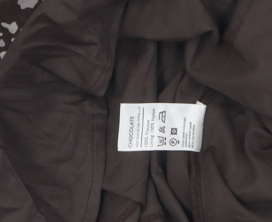 Womens UK Size 14 Berkertex Brown Camisole Blouse