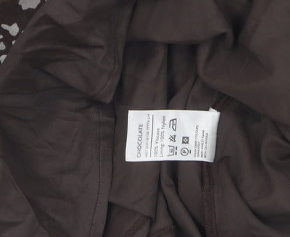 Womens UK Size 14 Berkertex Brown Camisole Blouse