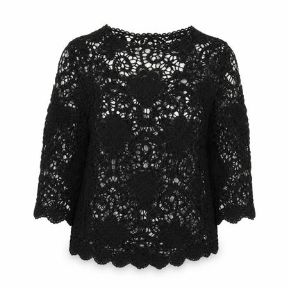 Womens UK Size 12/14 Izabel London Black  Blouse