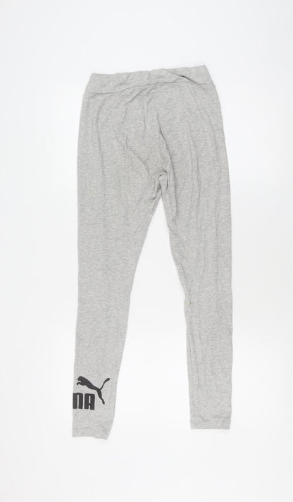 Puma Unisex Grey Jogger Trousers Size 12