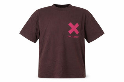 Mens UK Size M COLLUSION Brown  T-Shirt