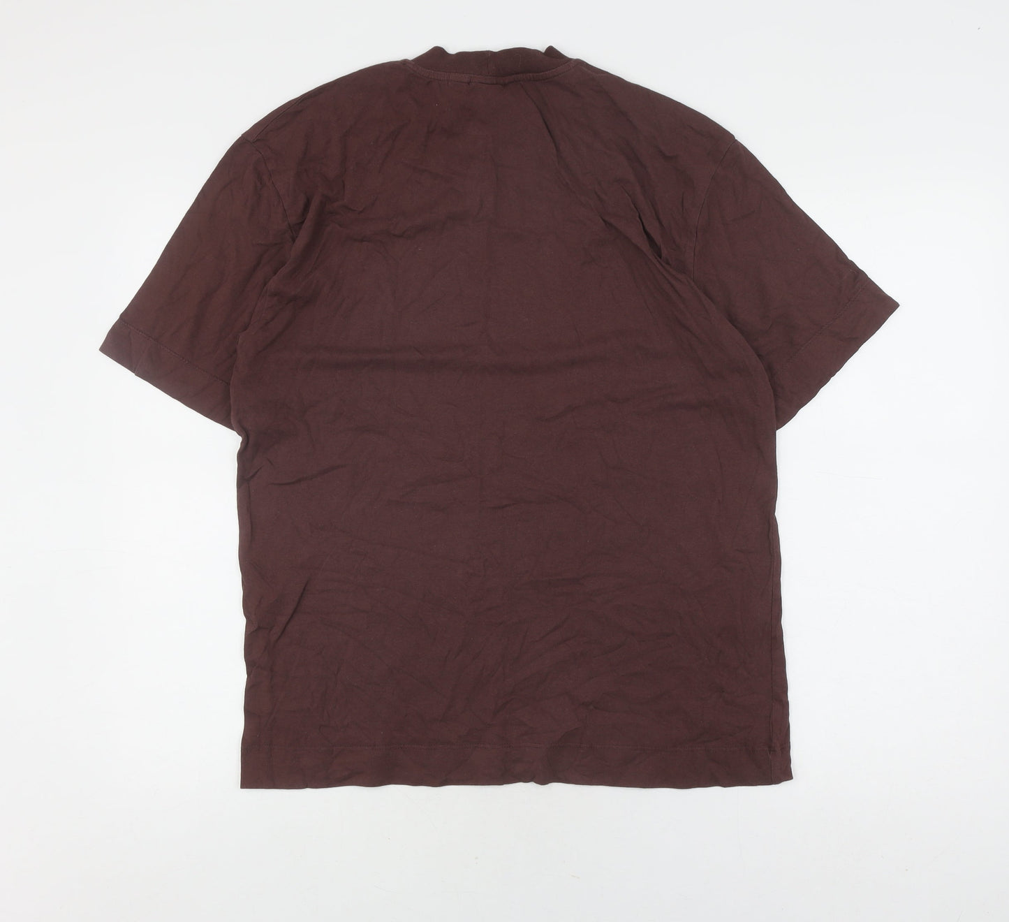 Mens UK Size M COLLUSION Brown  T-Shirt