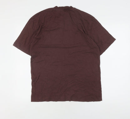 Mens UK Size M COLLUSION Brown  T-Shirt