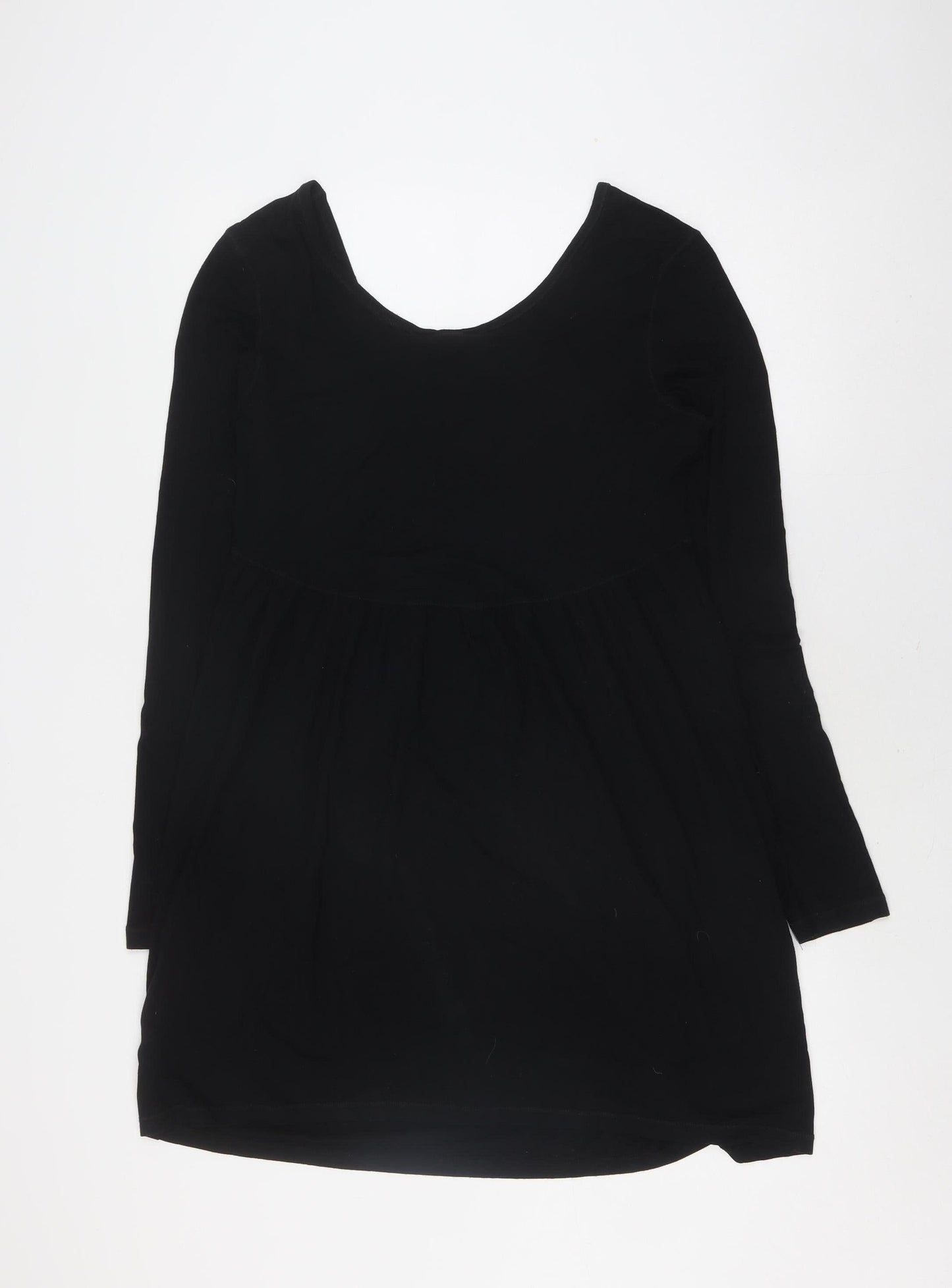 The White Company Black Half Sleeve Women's Dress Size 10