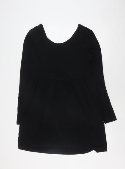 The White Company Black Half Sleeve Women's Dress Size 10