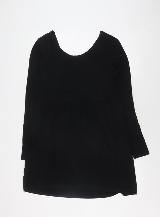 The White Company Black Half Sleeve Women's Dress Size 10