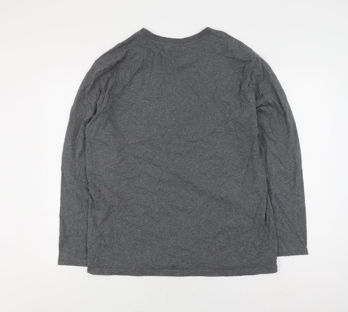 Baleno Men's XL Grey Cotton Graphic Jumper