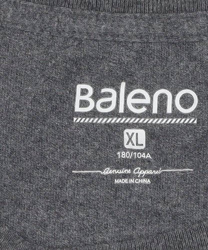Baleno Men's XL Grey Cotton Graphic Jumper
