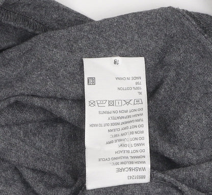 Baleno Men's XL Grey Cotton Graphic Jumper