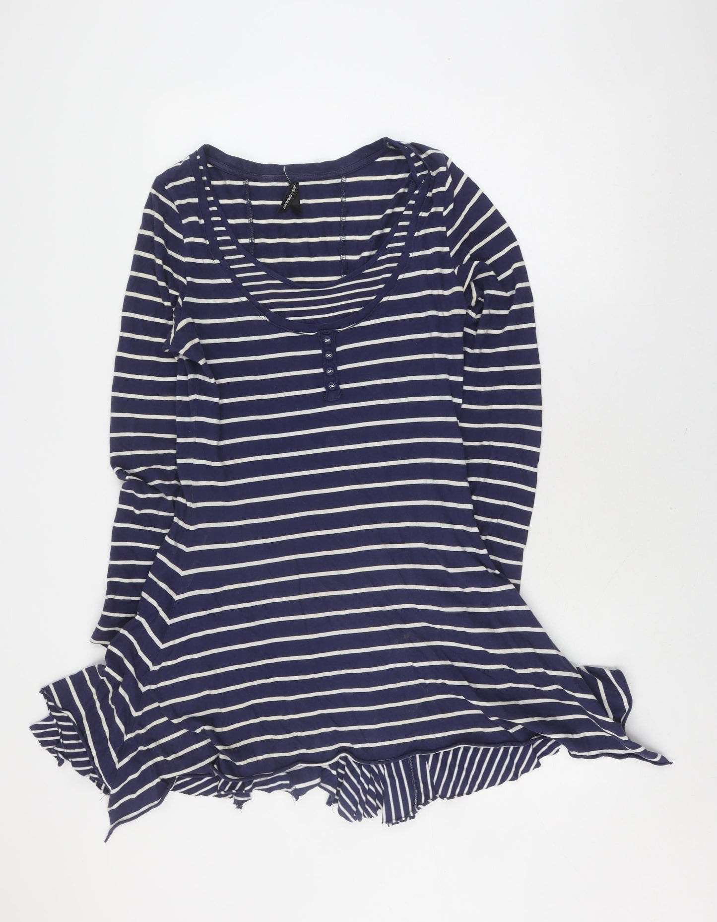 Womens UK Size 10 Marks and Spencer Blue  T-Shirt