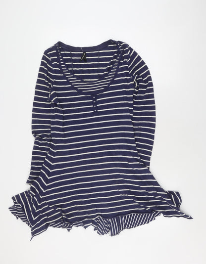 Womens UK Size 10 Marks and Spencer Blue  T-Shirt