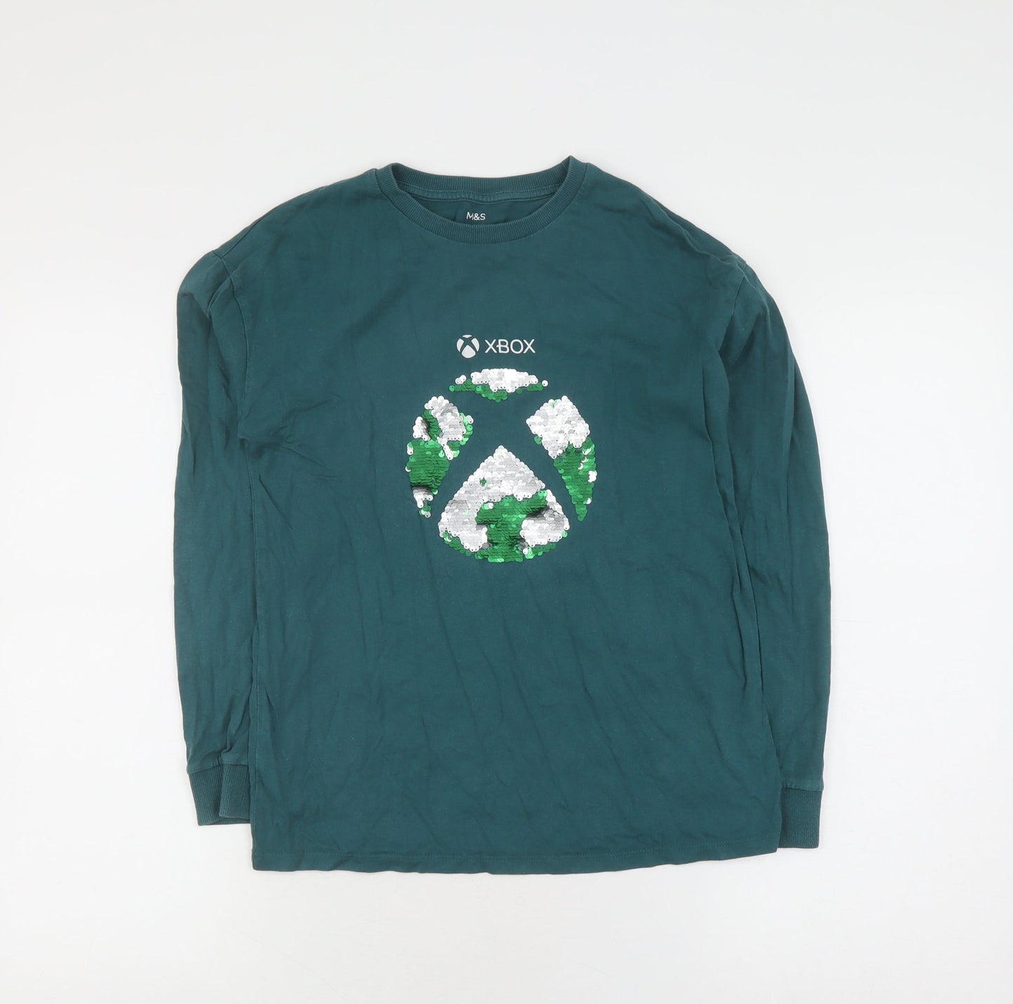 Marks and Spencer Green Xbox T-Shirt, Unisex Kids 12-13 Years
