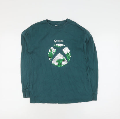Marks and Spencer Green Xbox T-Shirt, Unisex Kids 12-13 Years