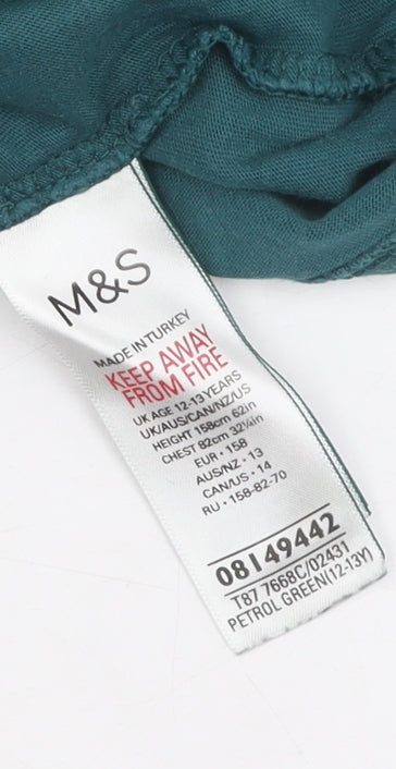 Marks and Spencer Green Xbox T-Shirt, Unisex Kids 12-13 Years