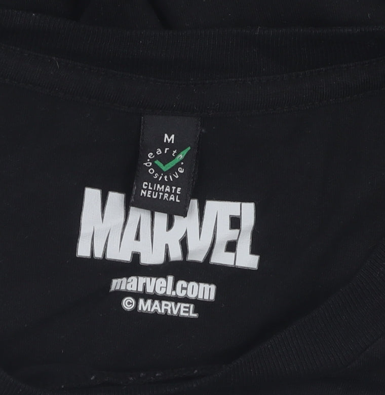 Marvel Men’s Medium Black Deadpool Graphic T-Shirt