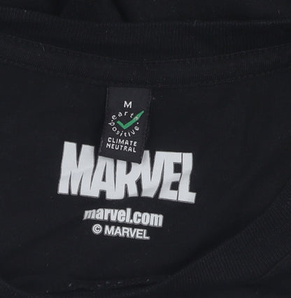 Marvel Men’s Medium Black Deadpool Graphic T-Shirt