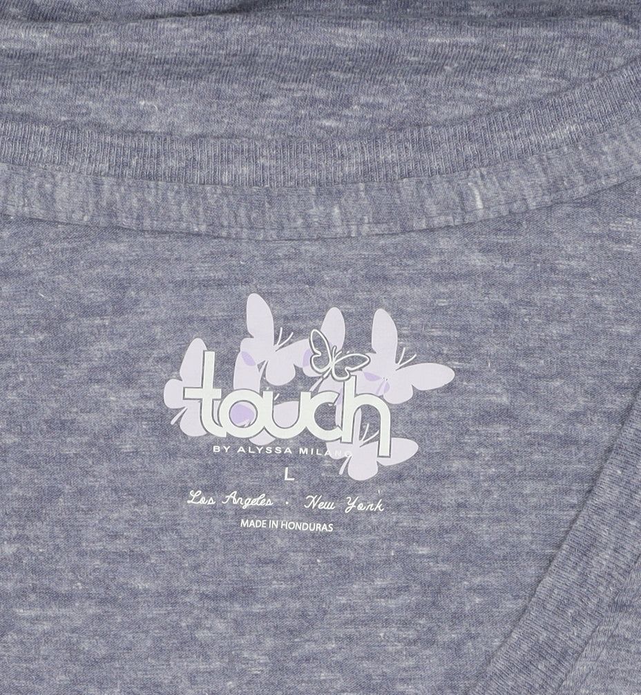 Touch by Alyssa Milano Women’s Grey Patriots T-Shirt L