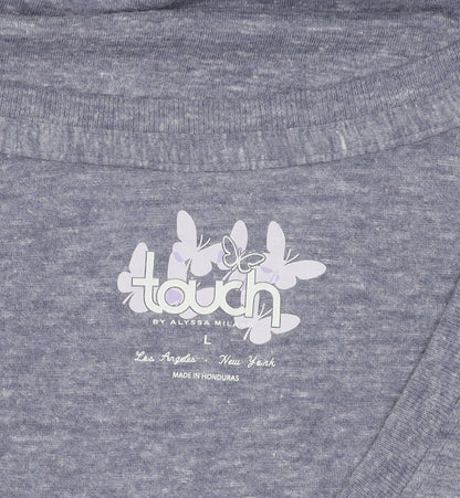 Touch by Alyssa Milano Women’s Grey Patriots T-Shirt L
