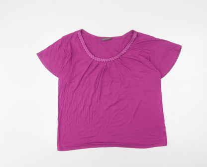Womens UK Size 18 Marks and Spencer Pink  T-Shirt