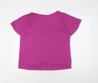 Womens UK Size 18 Marks and Spencer Pink  T-Shirt