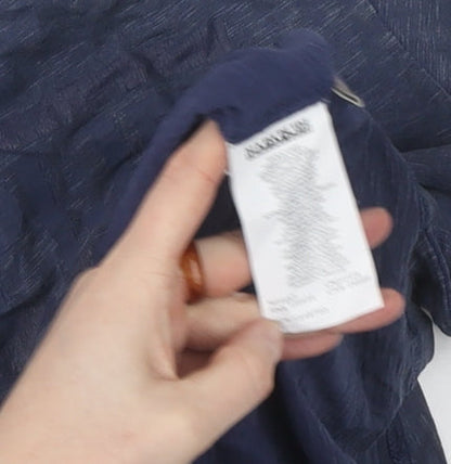 Napapijri Men's Blue Short Sleeve Crew Neck T-Shirt L