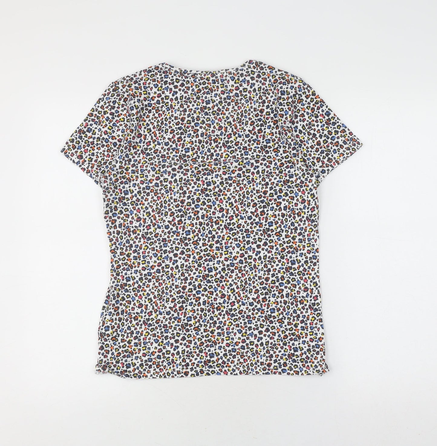 Marks and Spencer Kids Multicoloured Animal Print T-Shirt Size 12