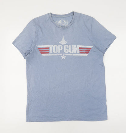 Mens UK Size M Burton Blue  T-Shirt