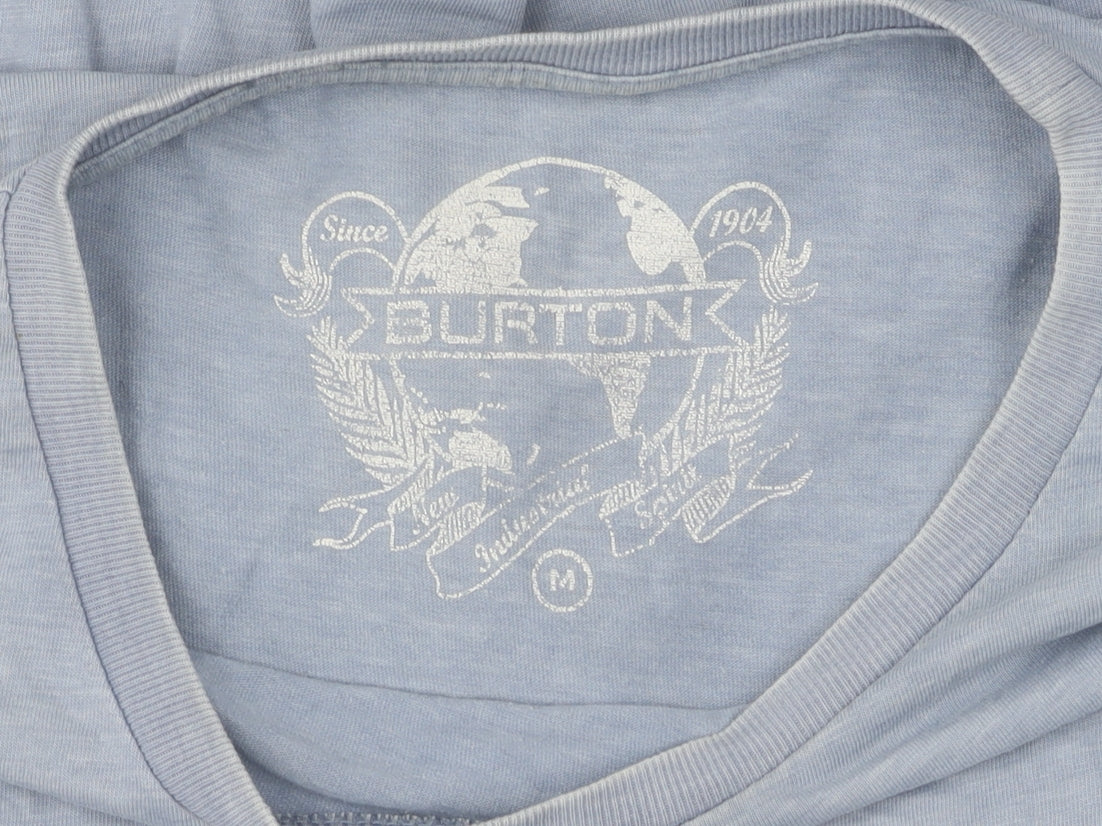 Mens UK Size M Burton Blue  T-Shirt