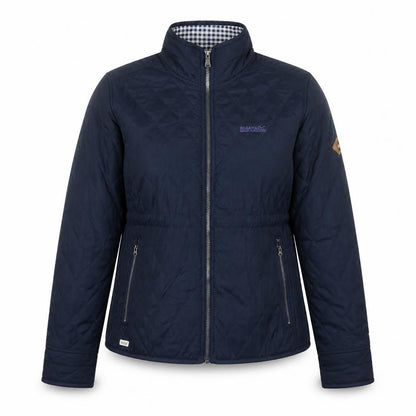Womens UK Size 12 Regatta Blue Quilted Coat